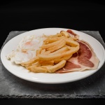 Ración Huevos con Jamón Museo del Jamón de Alcorcón
