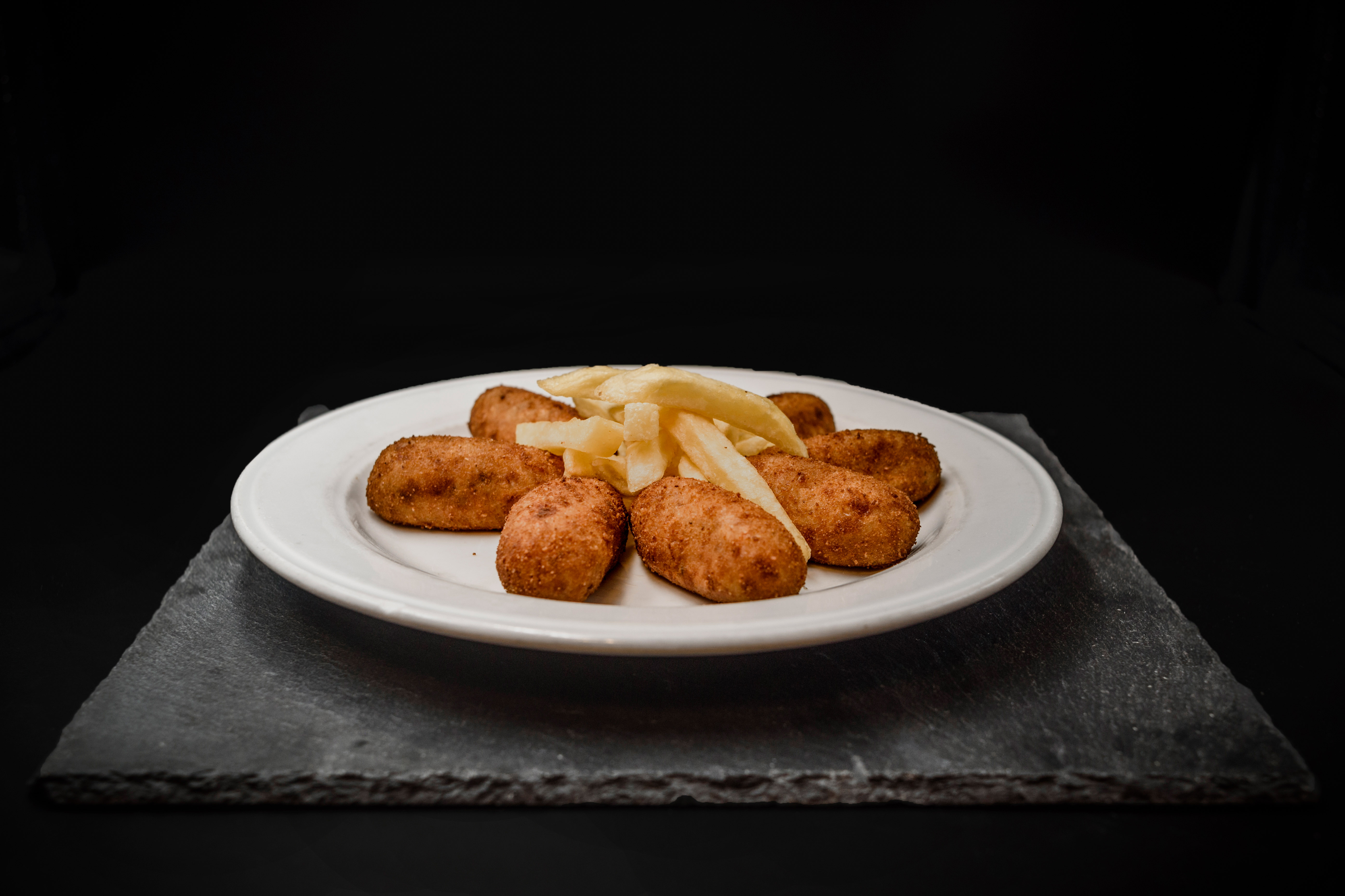 Ración Croquetas de Jamón. Museo del Jamón de Alcorcón